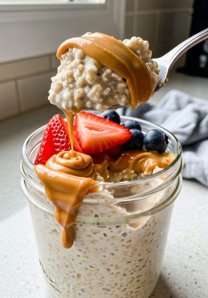 Cottage Cheese Protein Overnight Oats