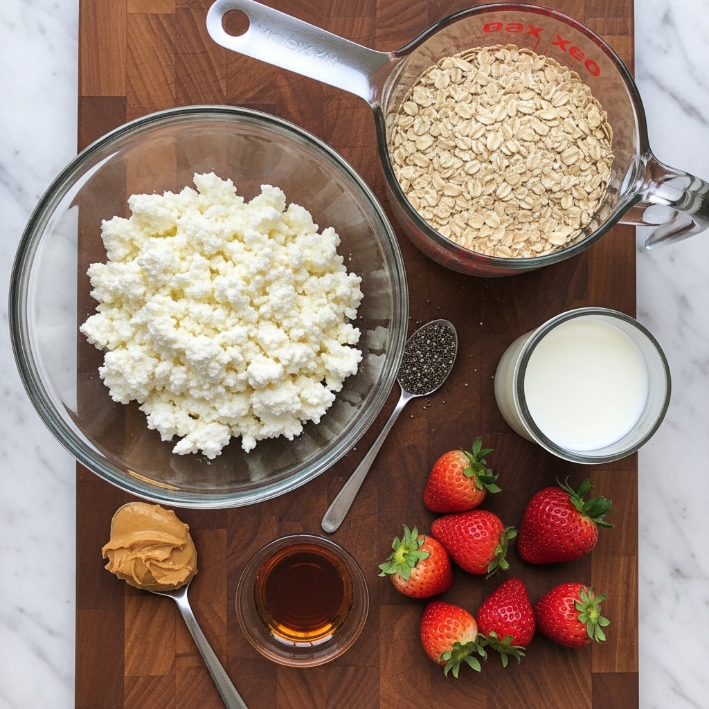 Cottage Cheese Protein Overnight Oats