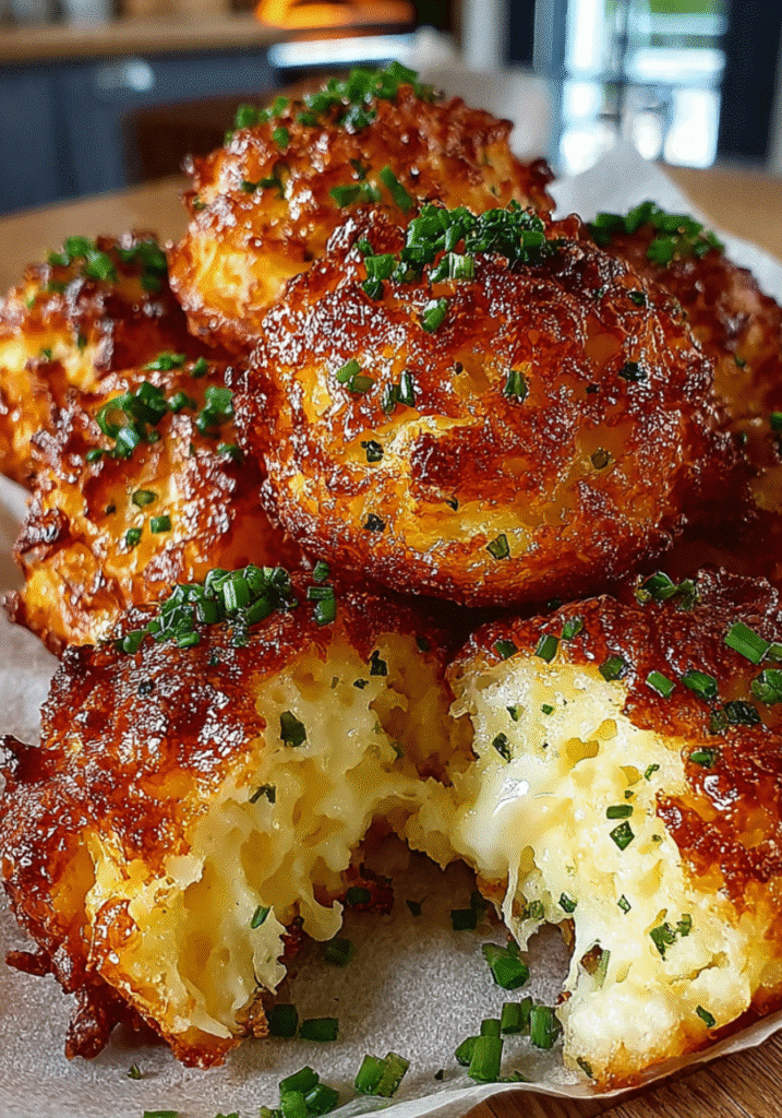 Crispy Mashed Potato Cheese Puffs
