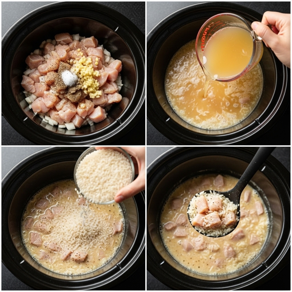 Crock Pot Chicken and Rice