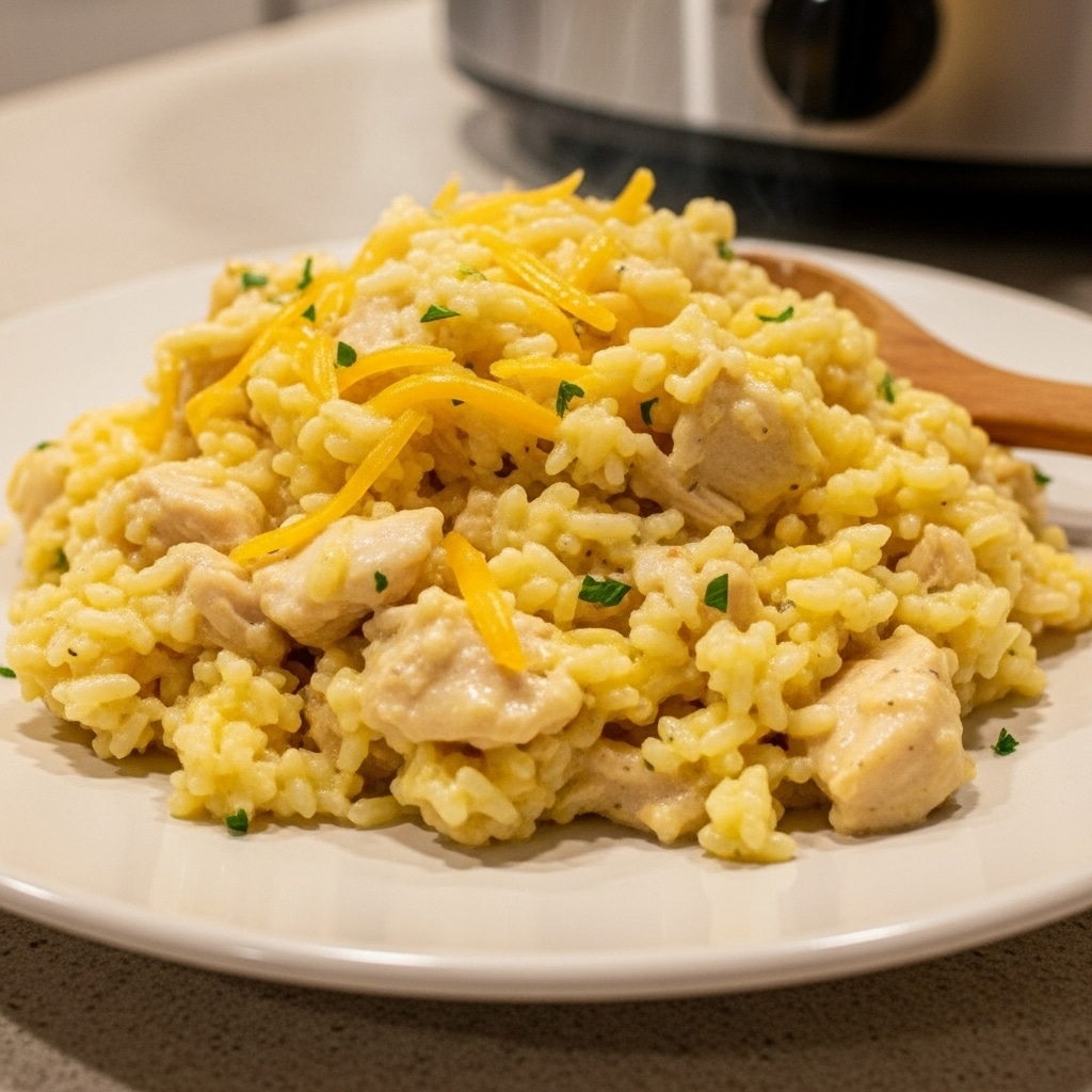 Crock Pot Chicken and Rice
