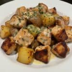 Crockpot Garlic Parmesan Chicken and Potatoes