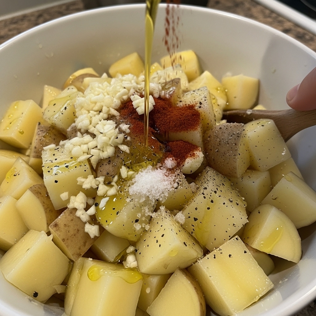 Crockpot Garlic Parmesan Chicken and Potatoes