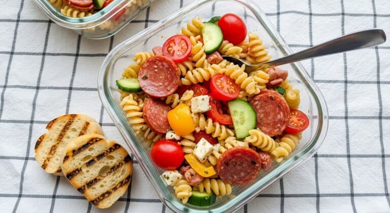 High Protein Italian Pasta Salad