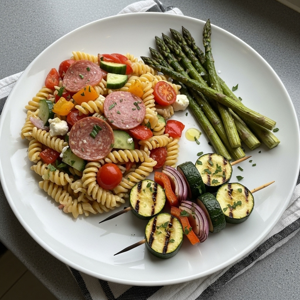 High Protein Italian Pasta Salad