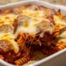 Meatball Casserole served