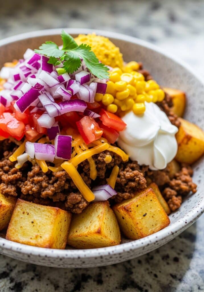 Potato Taco Bowl