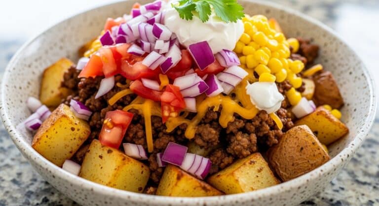 Potato Taco Bowl f