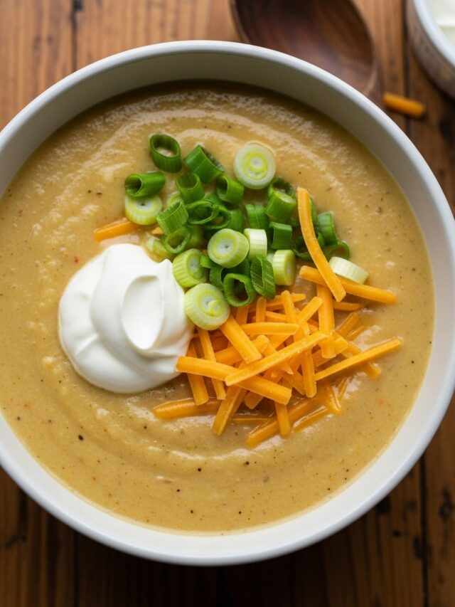 Easy Baked Potato Soup Recipe