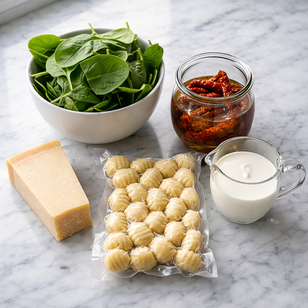 Ingredients for 5-Ingredient Marry Me Gnocchi