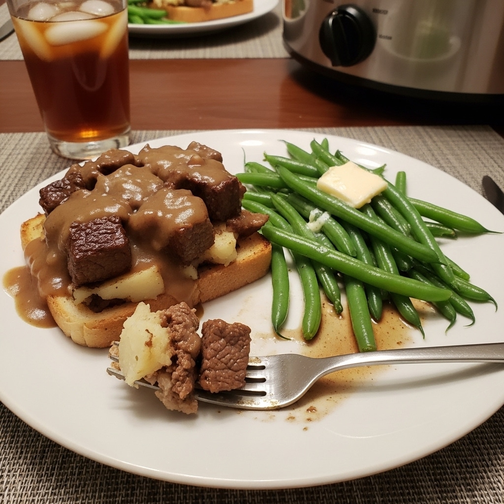 Slow Cooker Beef Manhattan f