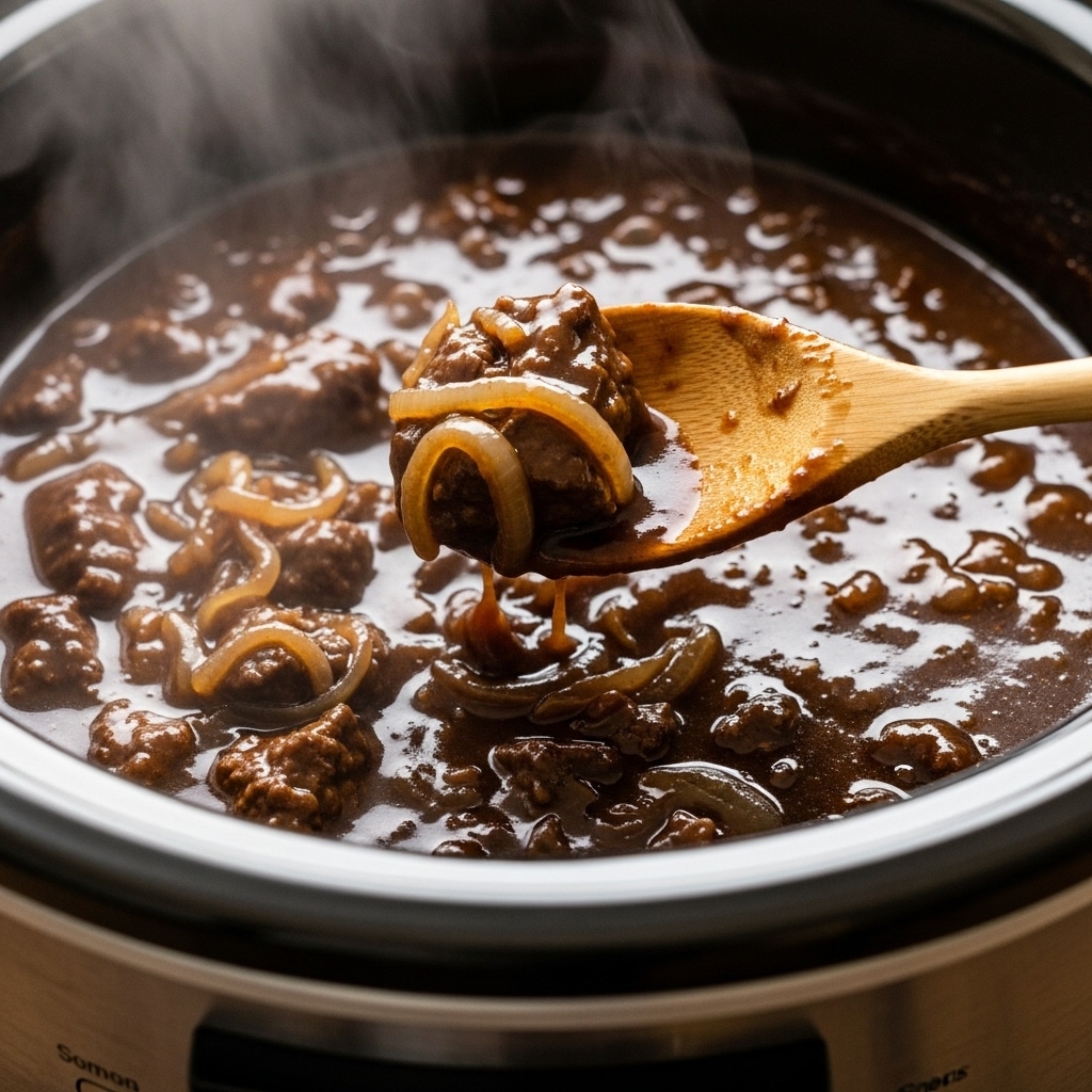 Slow Cooker Beef Manhattan f