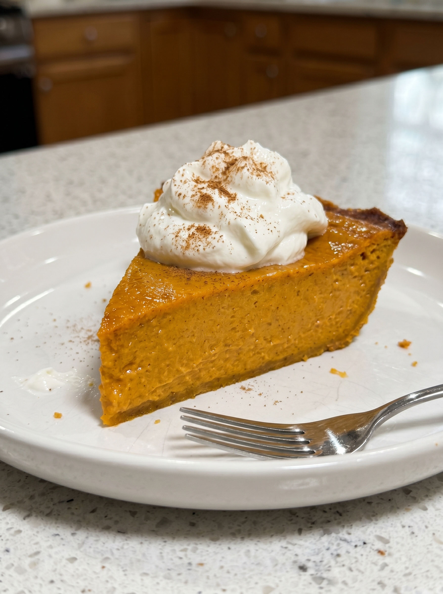 Pumpkin Cottage Cheese Pie